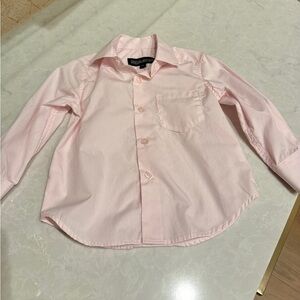 Spring Notion Boys' Cotton Blend Long Sleeve Dress Shirt